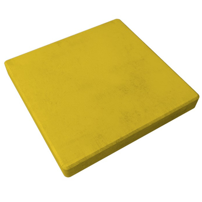 Квадратная тротуарная плитка 300х300х50 Желтый